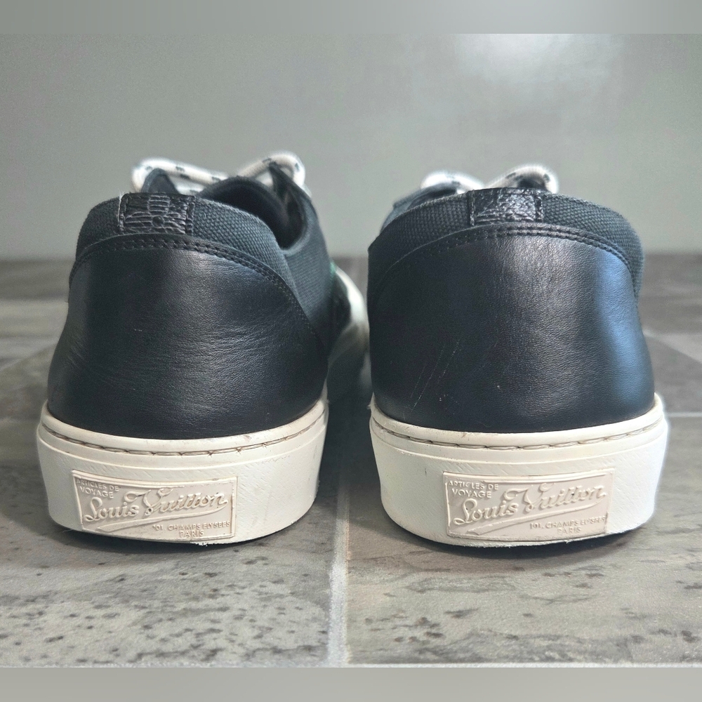 LOUIS VUITTON FOREVER TATTOO LEATHER SNEAKERS. - Picture 9 of 13